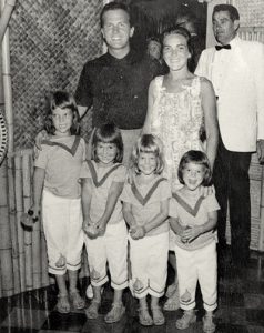 Pat Boone and family at Luau Room